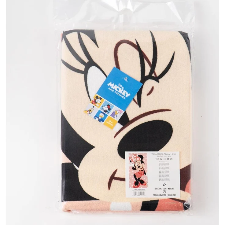 Disney Minnie Mouse Polyester Strandtuch für Kinder 70 × 140 cm 250 gsm – Bild 5