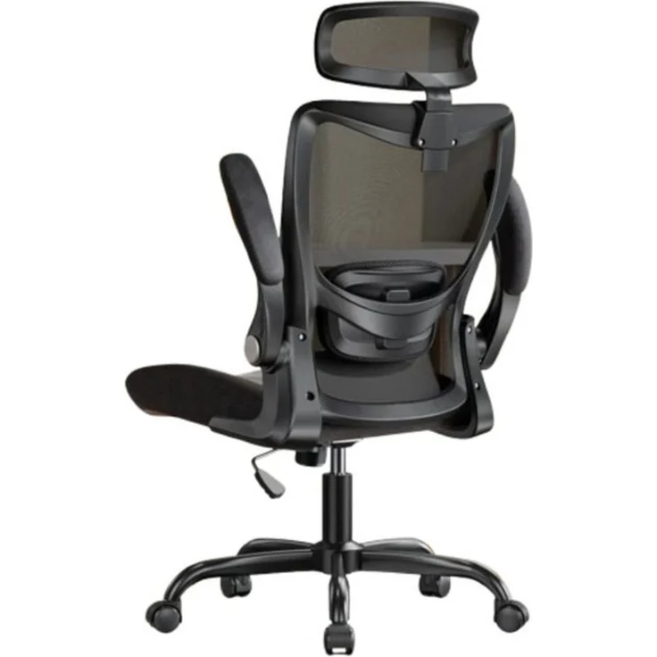Marsail Bürostuhl Ergonomischer – Schreibtischstuhl Mesh mit 3D-verstellbaren Armlehnen (Dynamischer Lendenstütze, Wippfunktion), TÜV-geprüft, bis 136 kg – Ideal für Homeoffice & Gaming – Bild 4