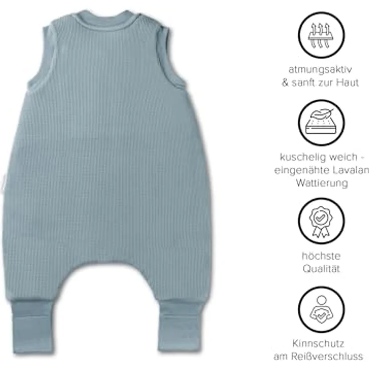 Hofbrucker Baby Winter Schlafsack mit Füßen MATTI – Bild 4