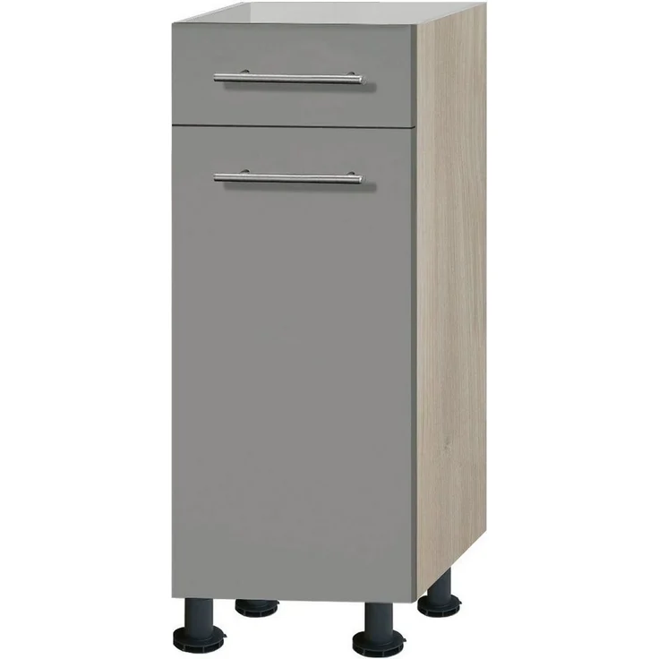 OPTIFIT Unterschrank Bern 30 cm breit, mit 1 Tür und Schubkasten, mit höhenverstellbaren Füßen – Bild 1