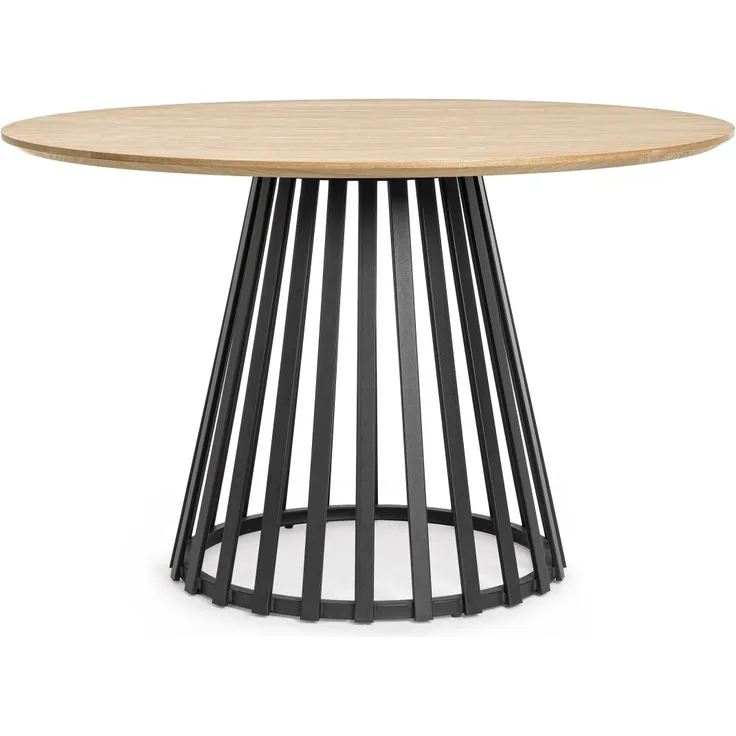 Esstisch Cillian aus Holz Ø 120 cm, Schwarz