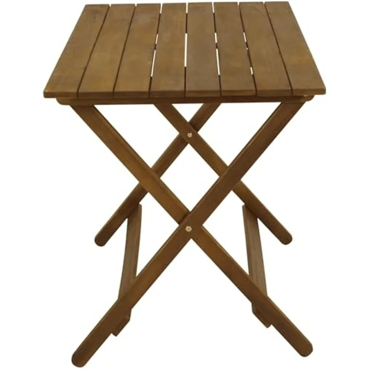 DEGAMO Gartentisch BAHIA 90x60cm, Akazie geölt, klappbar – Bild 4