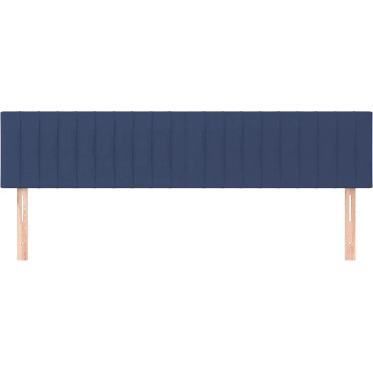 vidaXL Kopfteile 2 Stk. Blau 80 x 5 x 78/88 cm Stoff 346262 – Bild 3
