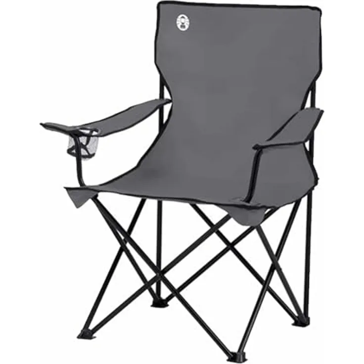 Coleman Quad Chair Faltstuhl, Grau / Silber