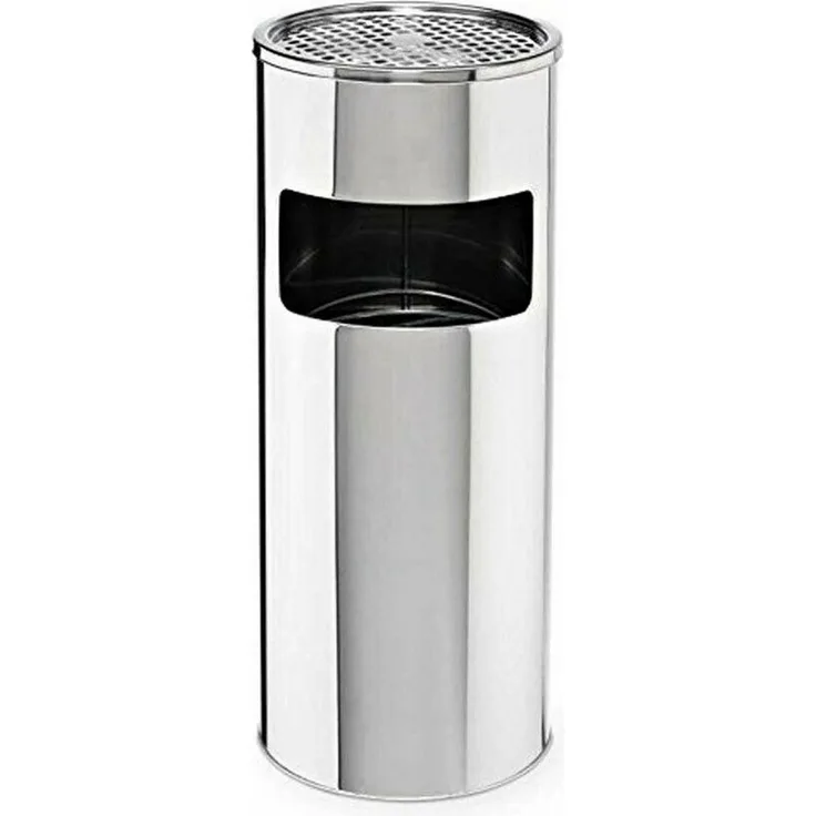 Svita Standaschenbecher, Edelstahl, 60 x Ø 25 cm, 30 Liter, Silber