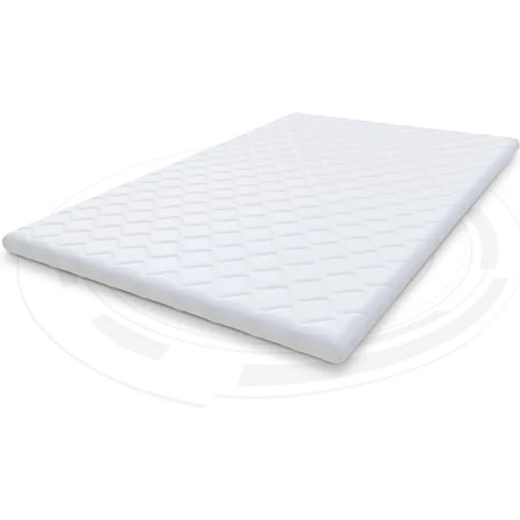 FDM Topper MALTA, Matratzenauflage 100x200 cm mit 8 cm Latex, antiallergischer Bezug H2 H4 – Bild 2