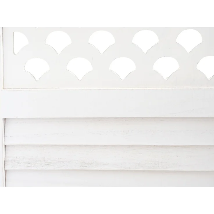 MCW Paravent MCW-A84-6, 6 Paneele, Standfest, Vielseitig verwendbar, Fensterladenoptik – Bild 2