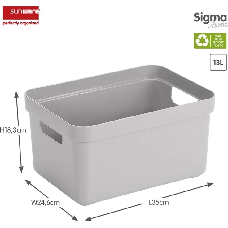 Sunware Aufbewahrungsbox Sigma Home 13 L hellgrau – Bild 4