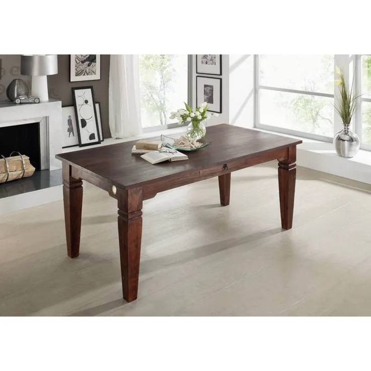 Esstisch Akazie 200x100x76 nougat lackiert OXFORD #605 – Bild 6
