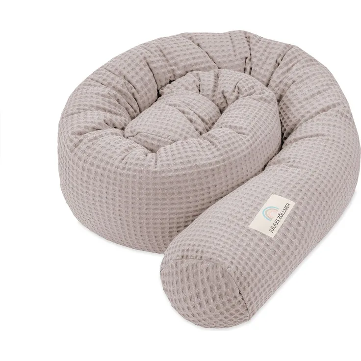 Bettschlange Waffelpiqu√© Nougat