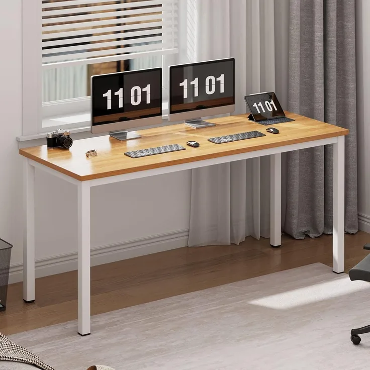 Computertisch Schreibtisch 120x60x75 cm PC Büro Workstation Esstisch Home Office