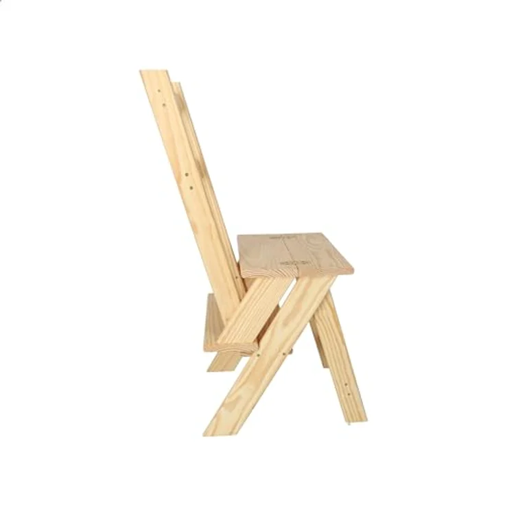 Aranaz 11001 Treppenstuhl, Kiefernholz, 39 x 53 x 91 cm – Bild 5