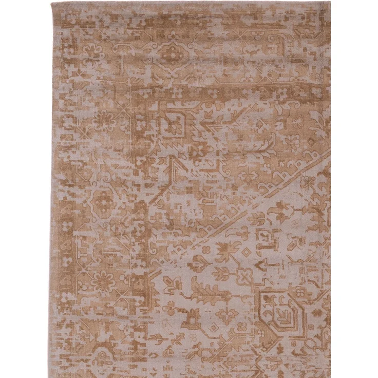 Viskose Teppich - 300 x 250 cm - gold – Bild 3