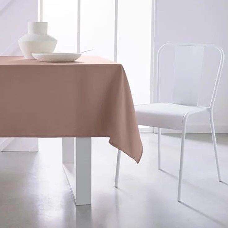 TODAY Tischdecke – Tischtuch – 150x250 cm – Polyester – Rosa der Wüste – Rosa – Bild 3