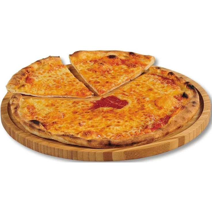 Pizzateller / Servierbrett - Bambus - Ø 32cm – Bild 2