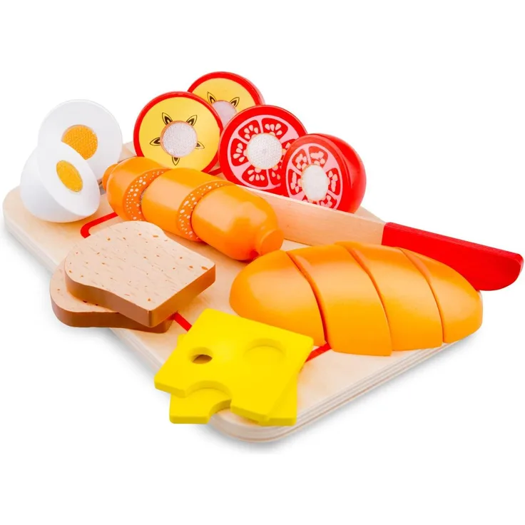 New Classic Toys Besteckset Frühstück Junior 24 cm Holz 10-teilig