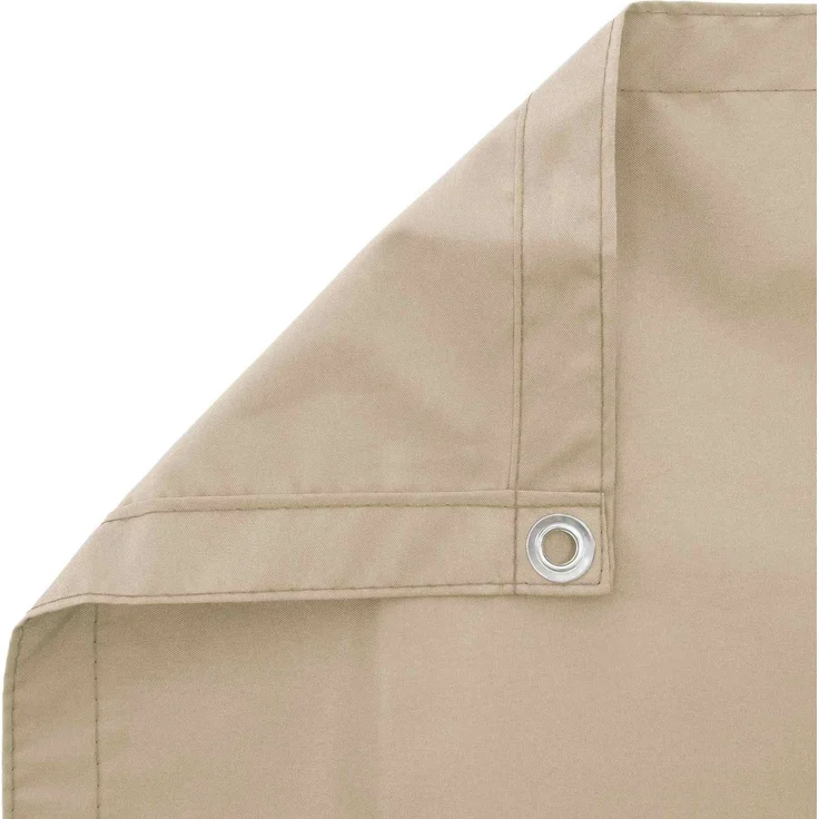 vidaXL Balkon Sichtschutz 200 x 400 cm Stoff mit PU-Beschichtung Beige 42036464 – Bild 4