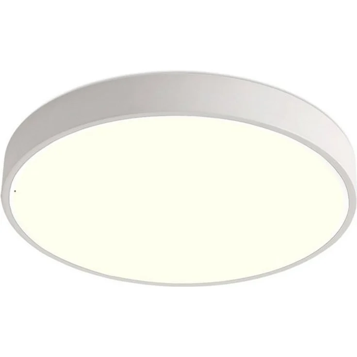 Natsen Deckenleuchte Runde LED Deckenlampe, 48W, Warmweiß 3000K, Schlafzimmer Lampe Küchenlampe 50x50x4 cm, Weiß – Bild 4