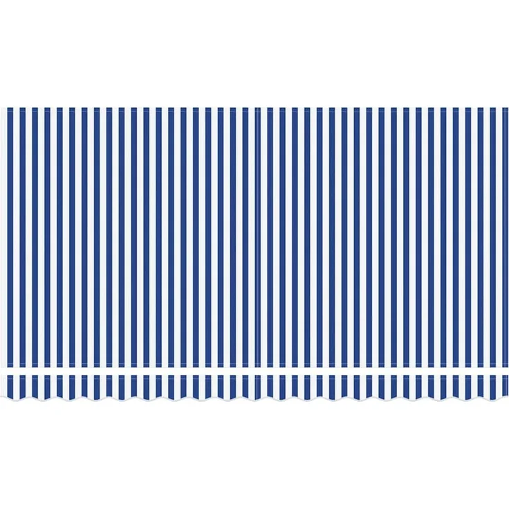 vidaXL Markisenrahmen Blau und Weiß 350 x 200 cm 3329620 – Bild 5
