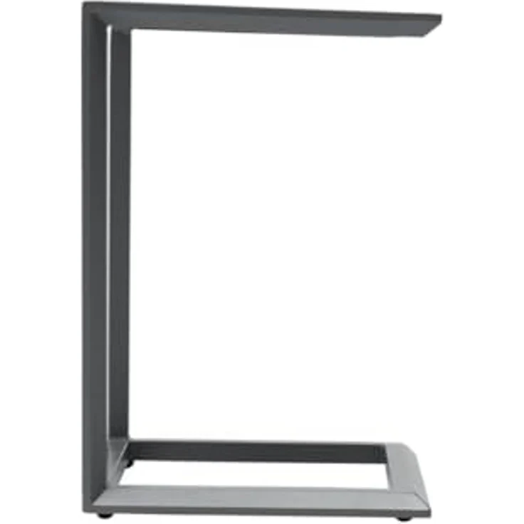 Hespéride - Quadratischer Gartenbeistelltisch Évasion in Graphitgrau - 38 × 38 cm - Graphit – Bild 6