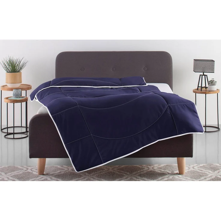 OTTO home Microfaserbettdecke Microlux, Bettdecke 135x200 cm, und Übergrößen bis 240x220cm, Füllung: Feuchtigkeitsregulierende 3D Klimafaser (Polyester), Bezug: Microfaser-Feinbatist, Bettdecken in 4 Farben, Sommer, Winter, 4 Jahreszeiten, Decke – Bild 1