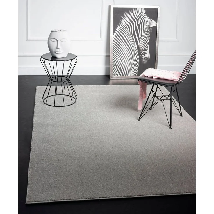 merinos Teppich Montana, rechteckig, Höhe: 20 mm, Kurzflor, Uni-Farben, besonders weich – Bild 1