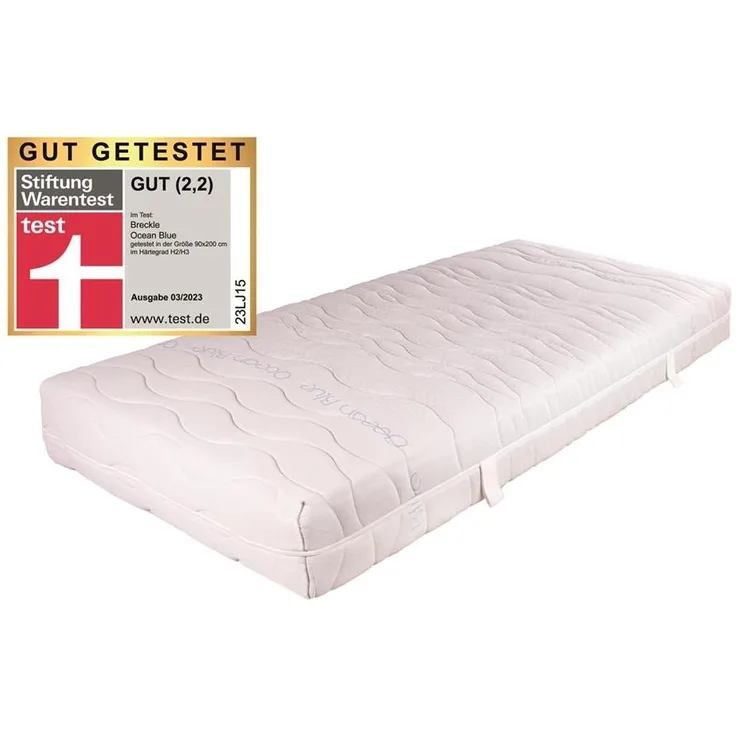 Matratze Ocean Blue H2/H3 120x200 cm - Größe: 120x200, Härtegrad: H2/H3