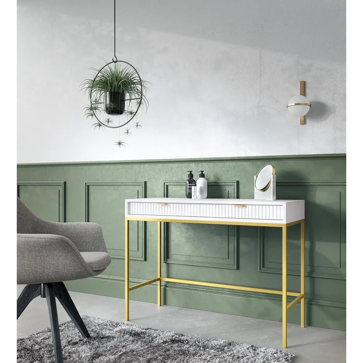 Selsey Frisiertisch, Engineered Wood, 104 cm Länge – Bild 2