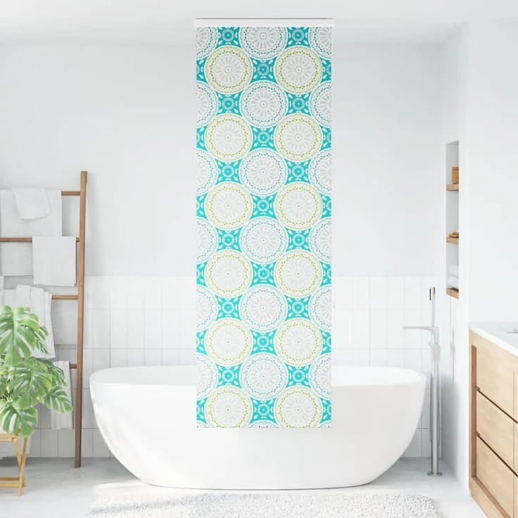 vidaXL Duschrollo mit Kassette 80x240 cm Stoffbreite 76 cm 4014999 – Bild 2