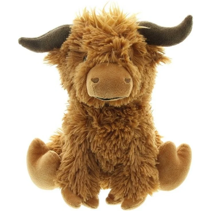 Dekoleidenschaft Bodentürstopper "Stier" Stoff braun 23 cm hoch, flauschig, Türstopper Boden, Türpuffer, Feststeller, Türfeststeller, Türsack, Fensterpuffer, Fensterstopper – Bild 4