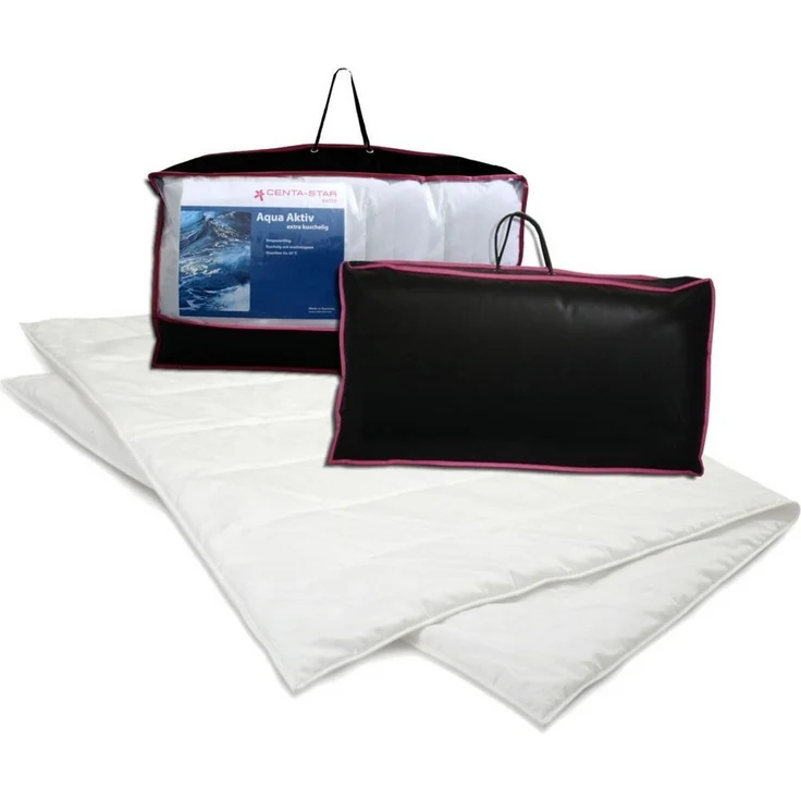 Centa-Star Kunstfaserbettdecke Aqua Aktiv Solo Bett Ganzjahresdecke Steppdecke 2. Wahl, Füllung: 100% Polyester, Bezug: 100% Baumwolle, Bettdecke Hergestellt in Deutschland – Bild 5