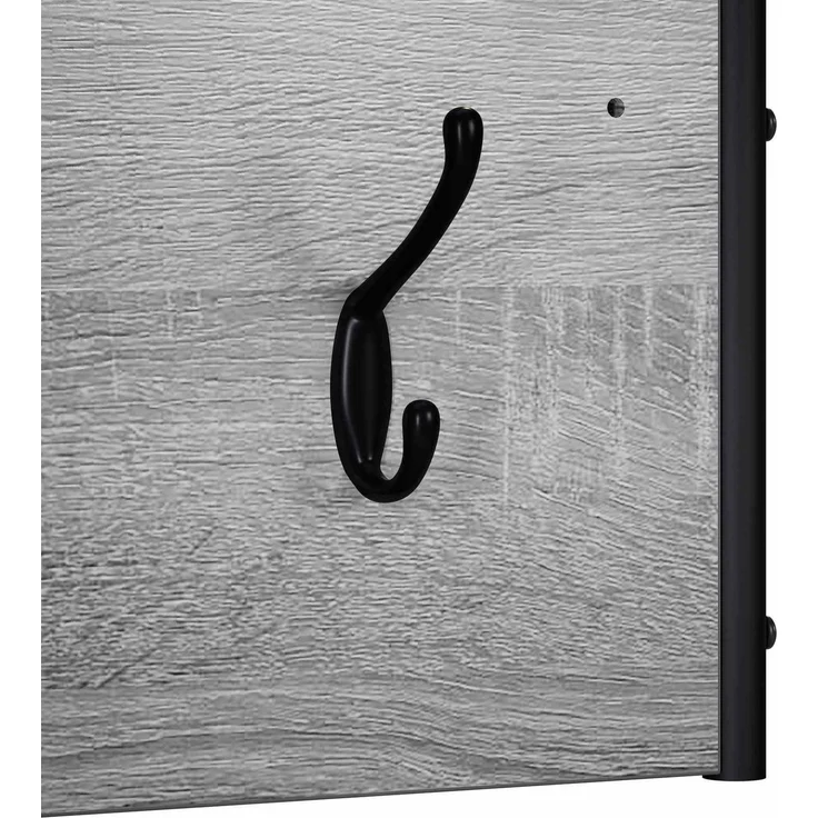 vidaXL Garderobenständer 60 x 30 x 25 cm Sonoma-Grau Holzwerkstoff 8014085 – Bild 5