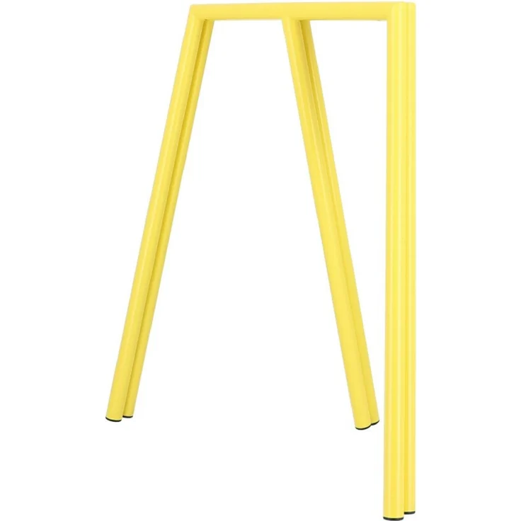 Tischgestell Benito 2er Set, pulverbeschichtetes Metall, modern, gelb, flexibel einsetzbar – Bild 4