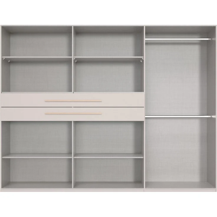 Wimex Drehtürenschrank Digit Kleiderschrank wahlweise mit oder ohne Spiegel (Schlafzimmer Schrank Bestseller im modernem Design) erhältlich in den Breiten 225cm oder 270cm (mit 8 oder 10 Türen) – Bild 3