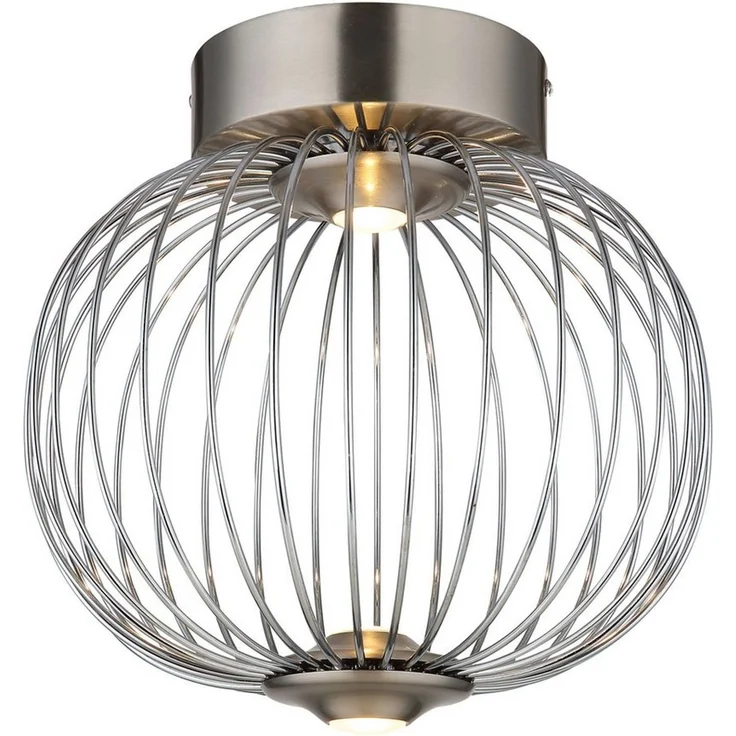 GLOBO LIGHTING Deckenleuchte GALWAY, Memoryfunktion, LED fest integriert, Warmweiß, Deckenlampe Metallstäbe 3000K DM 30cm 3 Stufen – Bild 5