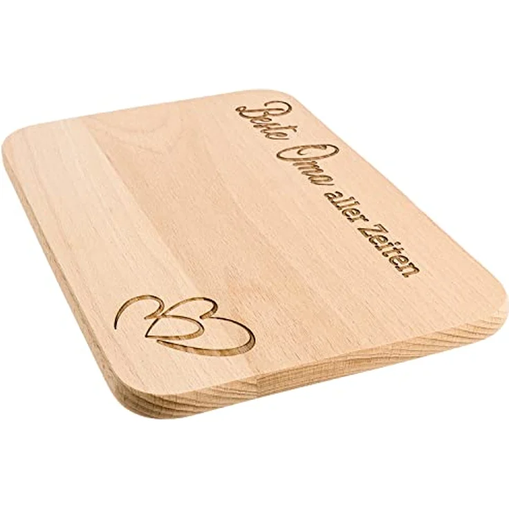 Spruchreif® Frühstücksbrett · Frühstücksbrettchen aus Holz mit Gravur · Geschenk für Großeltern – Bild 3