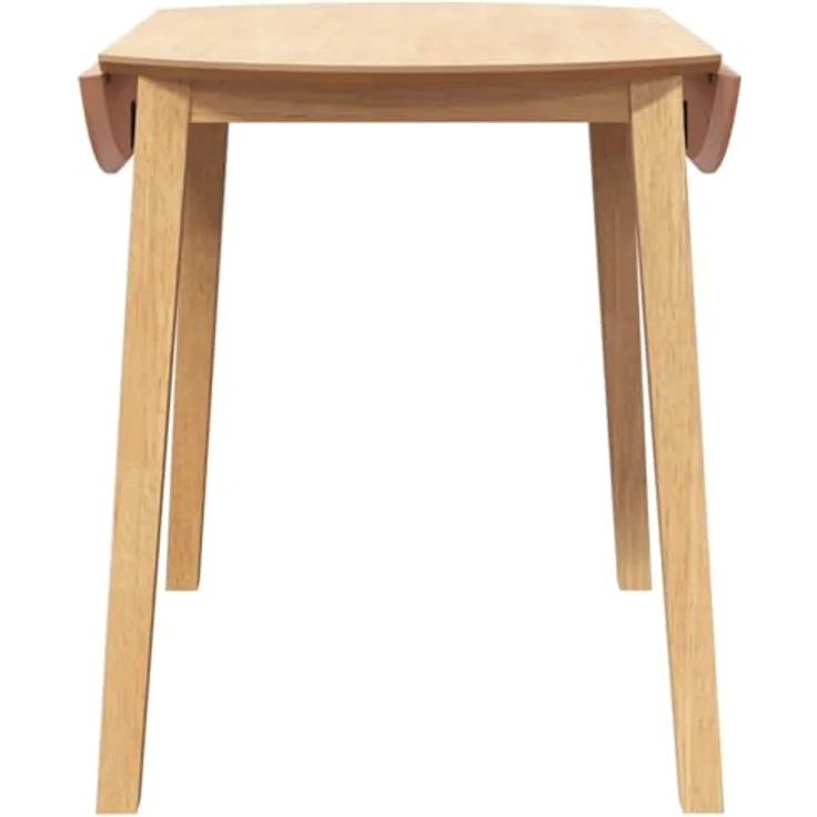 vidaXL Esstisch Natur Massivholz Gummibaumholz 4102530 – Bild 10