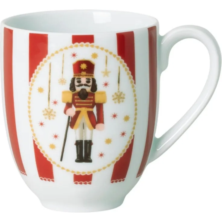 Hutschenreuther Becher mit Henkel Christmas Love red