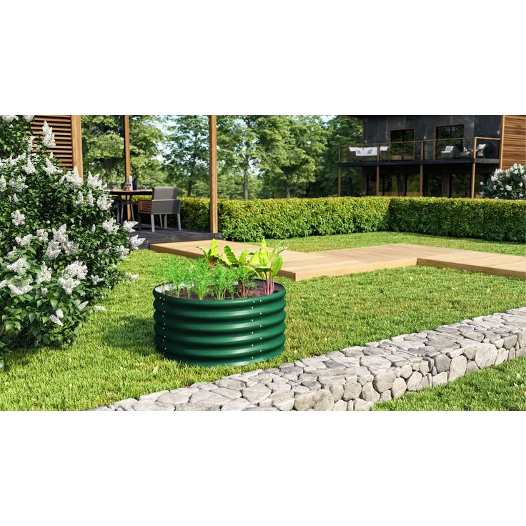 Vitavia Hochbeet "Terra 401", seegras, 40 cm,Modell "Rund"
