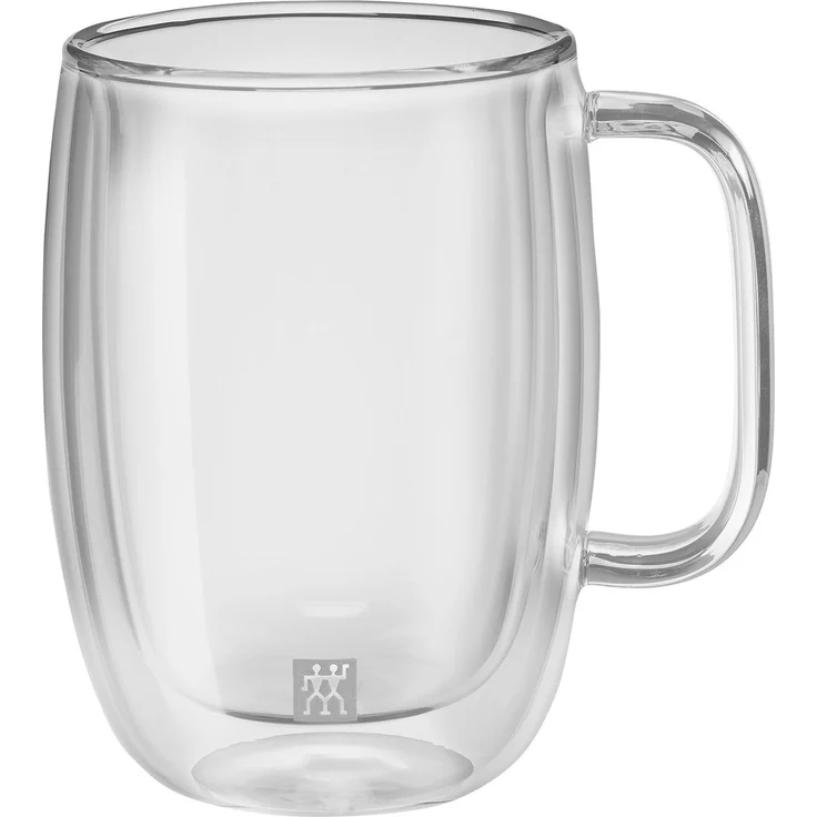 Zwilling Latte-Macchiato-Glas Sorrento Plus, 2-tlg, Borosilikatglas, Doppelwandig, Borosilikatglas, 2-tlg, je 450 ml – Bild 1