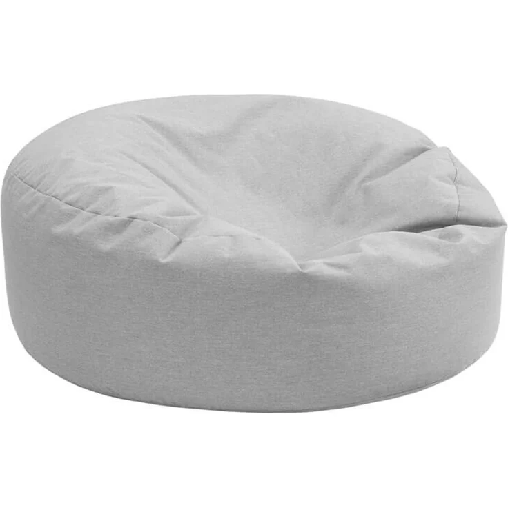 Home Deluxe Outdoor Sitzsack CLOUD - Hellgrau, Polyester, 140 x40 x140 cm – Bild 6