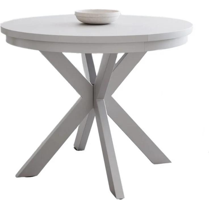 Compleo Esstisch modern, Metallbeine, Runder Esszimmertisch BELLAMI, TOPPSELLER, MADE IN EU – Bild 1
