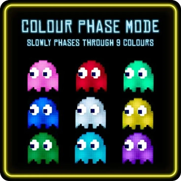 Paladone Stehlampe PACMAN Lampe Ghost Light Farbwechsel Leuchte – Bild 6