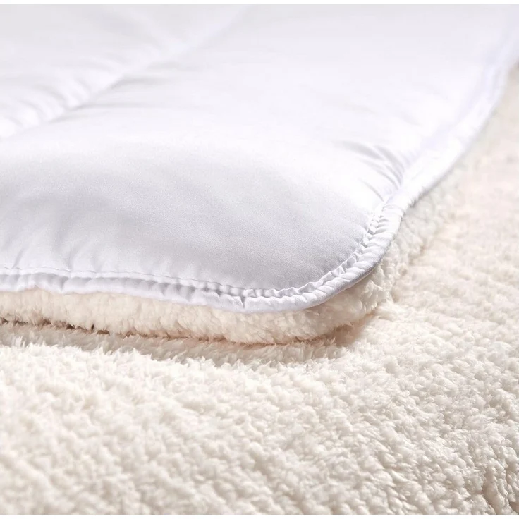 TRAUMSCHLAF Kunstfaserbettdecke Teddy Flausch, Füllung: 100% Polyester, Bezug: 100% Polyester, angenehm kuschelig – Bild 1