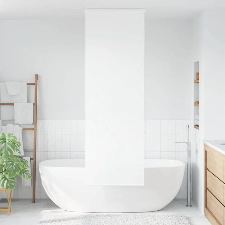 vidaXL Duschrollo mit Kassette 70x240 cm Stoffbreite 66 cm 4015053 – Bild 2
