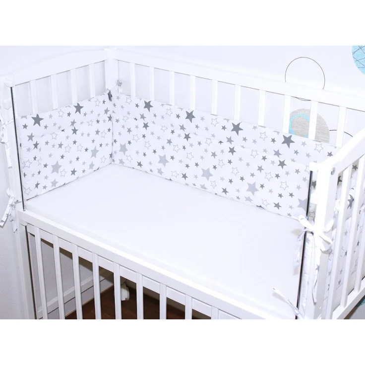 Primawela Bettnestchen Baby 170 cm für Beistellbett 40x90 cm Baby Bettumrandung Luftschutz – Bild 3