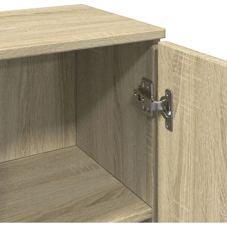vidaXL Badschrank Sonoma-Eiche 30x30x190 cm Holzwerkstoff 849657 – Bild 7