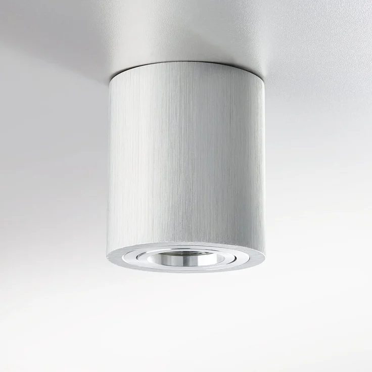 Heitronic Nr. 500735-HE Aufbauleuchte ADL9001 Rund schwenkbar aluminium GU10 – Bild 3