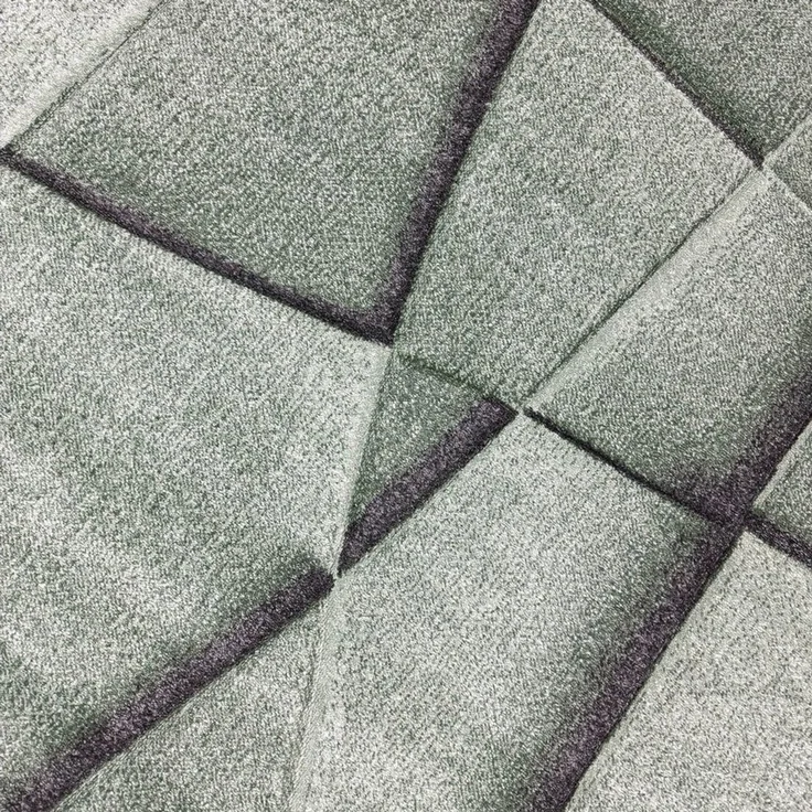 Carpetia Designteppich Modernes Musterdesign, rechteckig, Höhe: 10 mm, pflegeleicht, strapazierfähig, handgearbeiteter Konturenschnitt – Bild 4