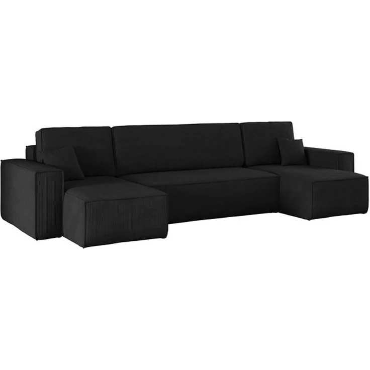Kaiser Möbel Ecksofa mit schlaffunktion und bettkasten, Couch U-form BEST stoff Poso, Schlaffunktion, Bettzeugaufbewahrung, universal – Bild 4